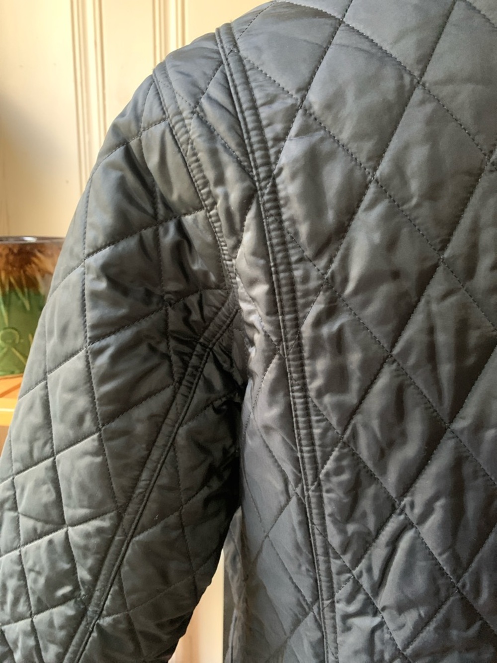 Barbour Womens Quilted Lightweight Jacket Black Medium - Picture 5 of 8